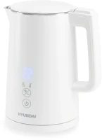Чайник электрический Hyundai HYK-S5508 1.5л. 2200Вт белый корпус: металл/пластик