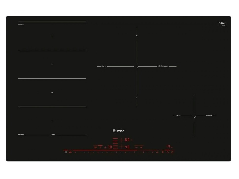 Встраиваемая индукционная варочная панель Bosch PXE801DC1E