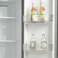 Холодильник Бирюса SBS 400 DI 2-хкамерн. нержавеющая сталь