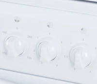 Плита Электрическая Flama AE 1409 W белый эмаль (металлическая крышка)