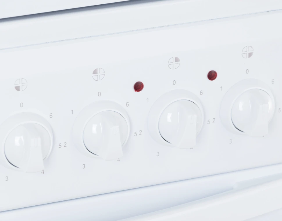 Плита Электрическая Flama AE 1409 W белый эмаль (металлическая крышка)