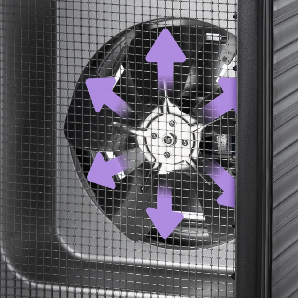 Сушка для фруктов и овощей Kitfort КТ-1908 27под. 700Вт черный  