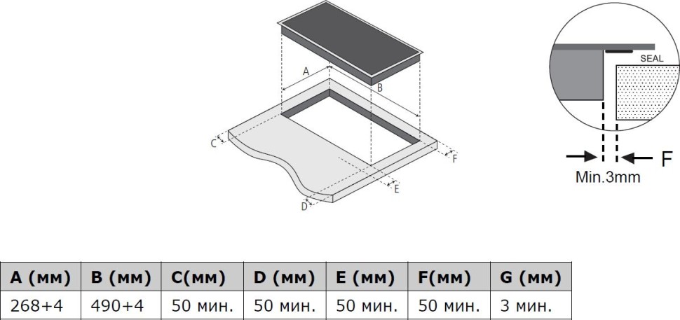 Варочная поверхность Weissgauff HV 312 BM черный  