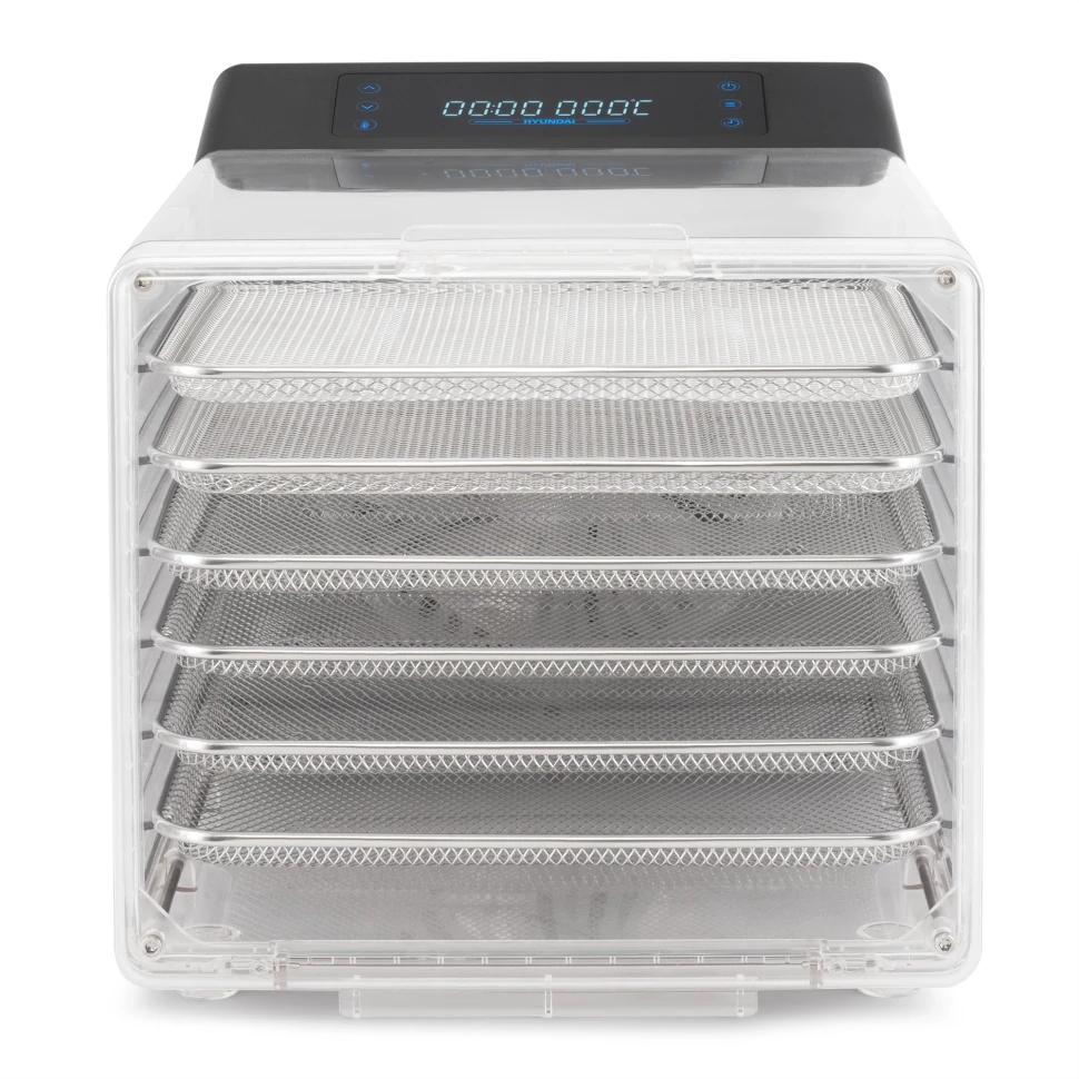 Сушка для фруктов и овощей Hyundai HYFD-8800 12под. 600Вт черный