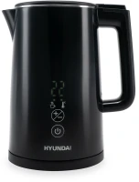 Чайник электрический Hyundai HYK-S5509 1.5л. 2200Вт черный корпус: металл/пластик