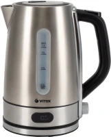 Чайник электрический Vitek VT-1160 1.7л. 2200Вт серебристый корпус: нерж.сталь/пластик