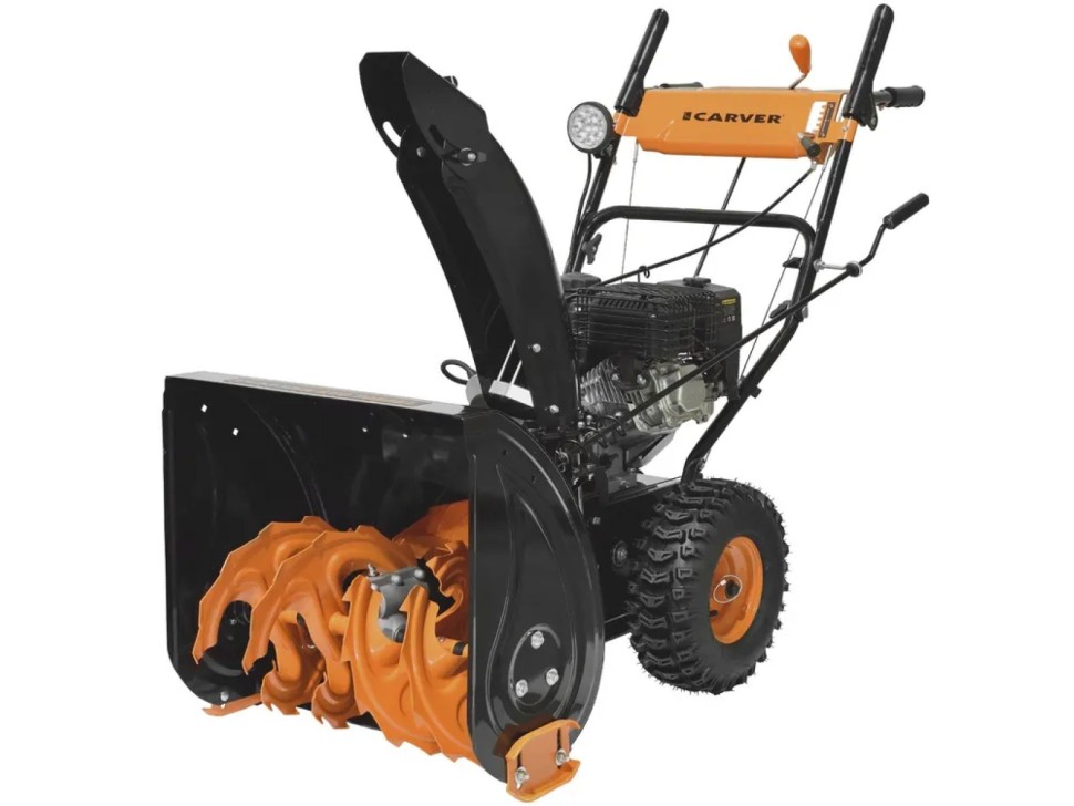 Бензиновый снегоуборщик Carver STG 7056WEL 7л.с самоходный
