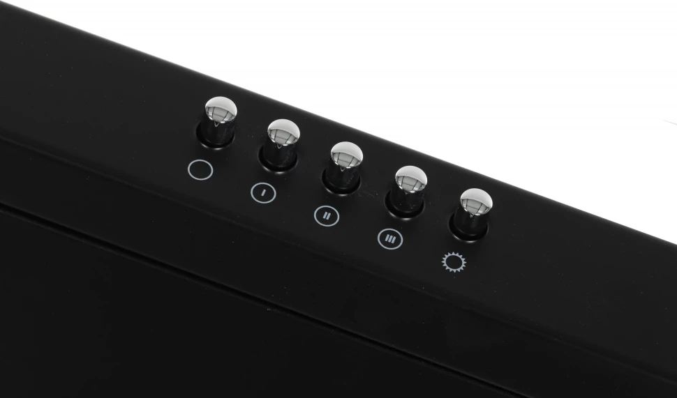 Вытяжка козырьковая Krona Jessica PB 500 slim черный управление: кнопочное (1 мотор)