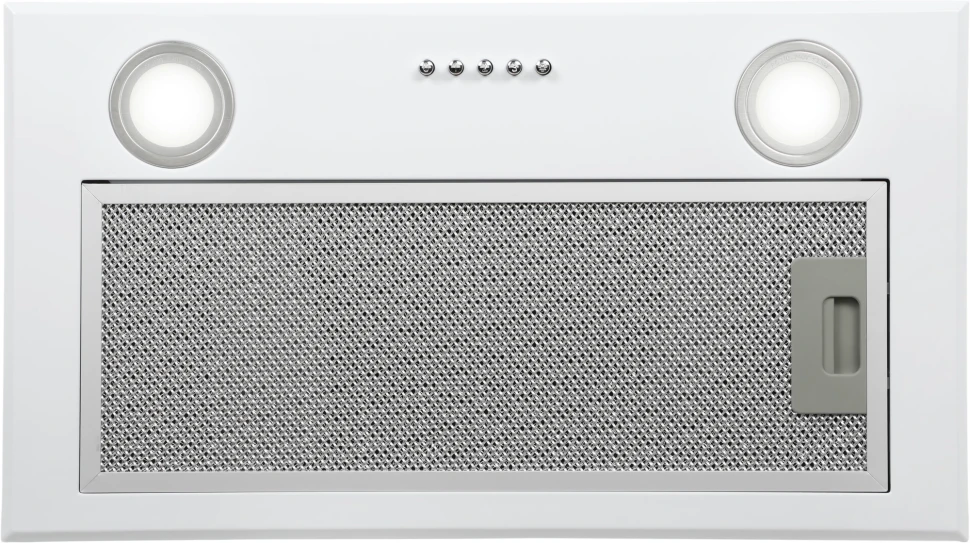 Вытяжка встраиваемая Hyundai HBB 6033 W белый управление: кнопочное (1 мотор)  