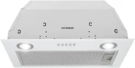 Вытяжка встраиваемая Hyundai HBB 6033 W белый управление: кнопочное (1 мотор)  