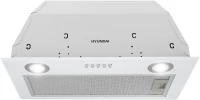 Вытяжка встраиваемая Hyundai HBB 6033 W белый управление: кнопочное (1 мотор)