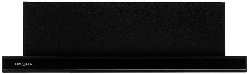 Вытяжка встраиваемая Krona Kamilla 600 Glass черный управление: кулисные переключатели (2 мотора)  