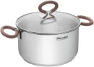 Кастрюля Rondell Etery RDS-1600 5.1л. d=24см (с крышкой) стальной