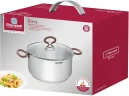 Кастрюля Rondell Etery RDS-1600 5.1л. d=24см (с крышкой) стальной