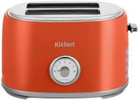 Тостер Kitfort КТ-6456 980Вт красный/серебристый