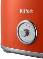 Тостер Kitfort КТ-6456 980Вт красный/серебристый