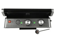 Электрогриль GFGril GF-165 2000Вт черный/серебристый