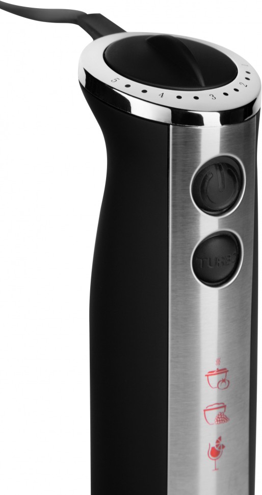 Блендер погружной Red Solution RHB-2908 1200Вт черный/серебристый  