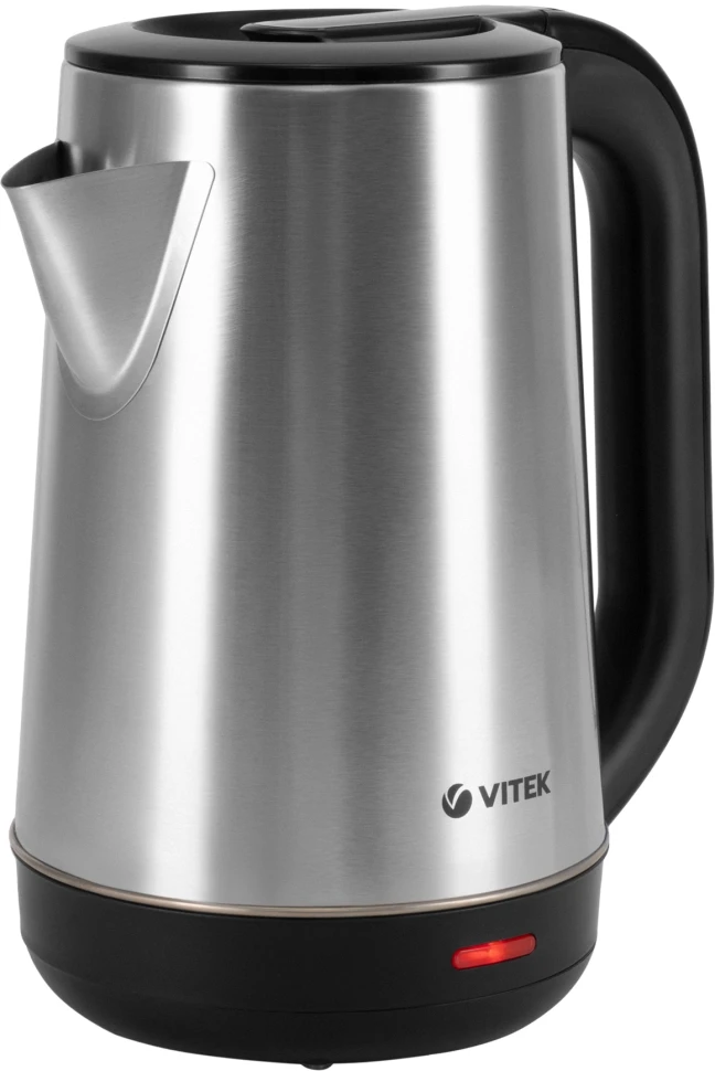 Чайник электрический Vitek VT-1139 1.8л. 2200Вт сталь/черный корпус: нерж.сталь  
