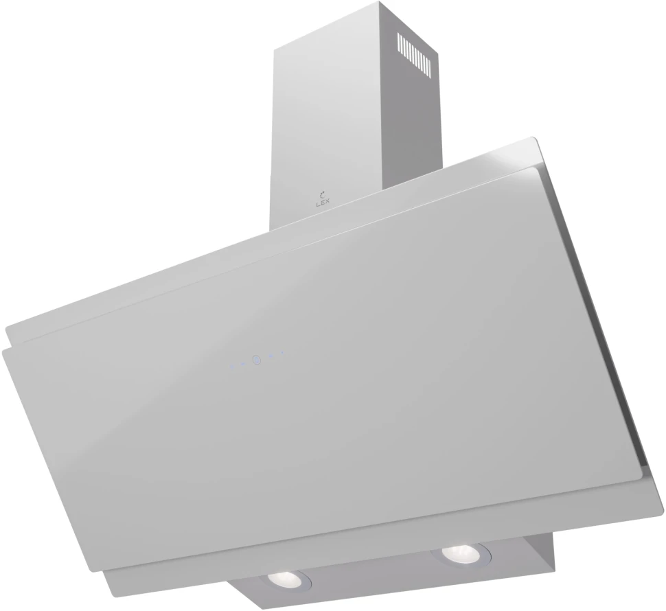 Вытяжка каминная Lex Furia 900 белый управление: сенсорное (1 мотор)  