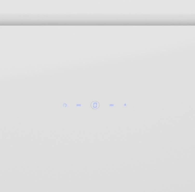 Вытяжка каминная Lex Furia 900 белый управление: сенсорное (1 мотор)  