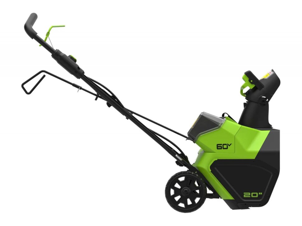 Аккумуляторный снегоуборщик Greenworks GD60PST 60V 51 см c 1хАКБ 5Ач и ЗУ (2602907UG)  