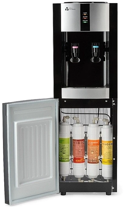 Пурифайер AEL H1s-LC напольный компрессорный черный/серебристый