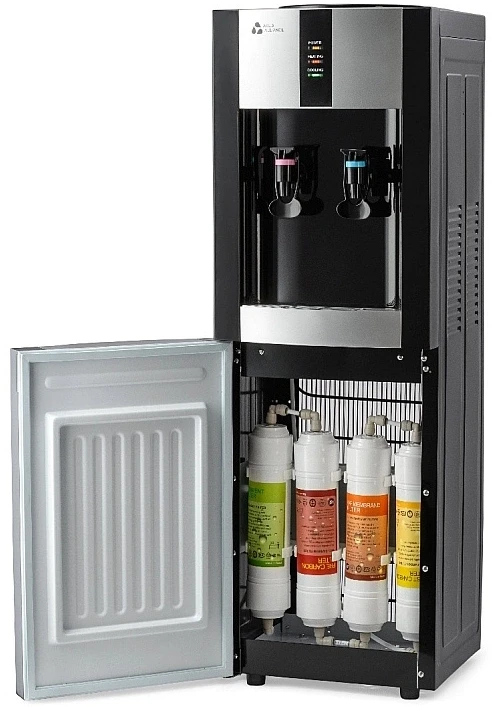 Пурифайер AEL H1s-LC напольный компрессорный черный/серебристый