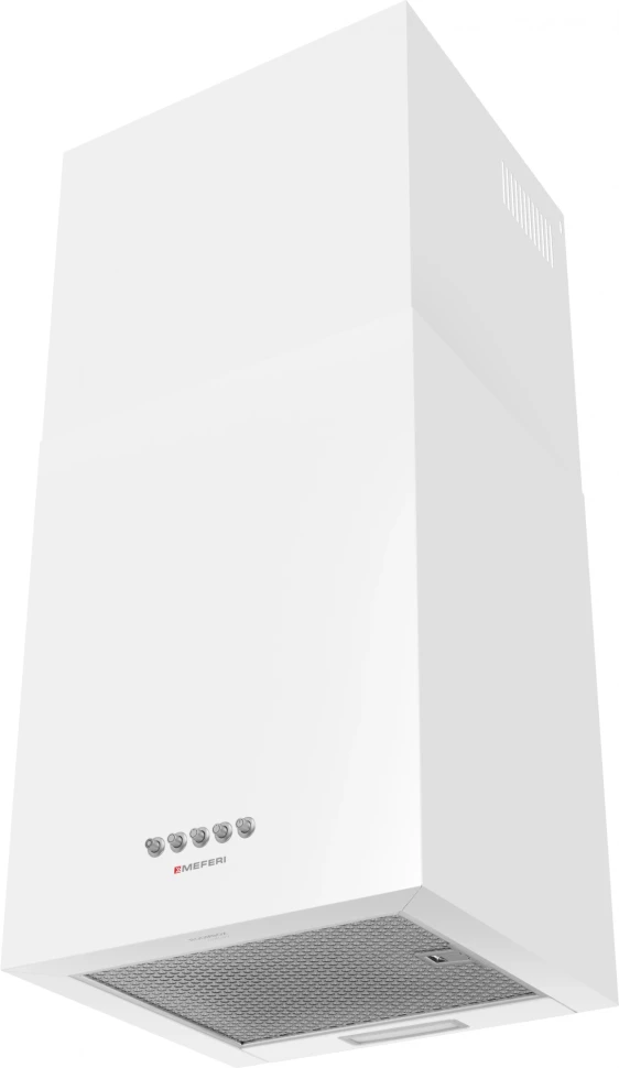 Вытяжка каминная Meferi Light AIRBOX60WH белый управление: кнопочное (1 мотор)  