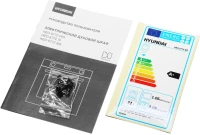 Духовой шкаф Электрический Hyundai HEO 6772 BG черный/черный