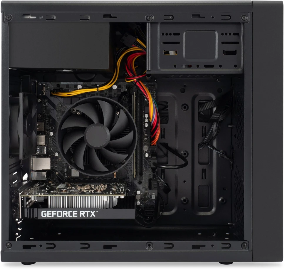 ПК IRU Tactio 310H6SEA MT i5 14400F (2.5) 16Gb SSD1Tb RTX5060 8Gb без ОС GbitEth 500W черный (RUS) (2164592)  