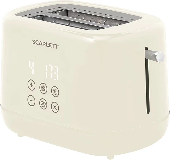 Тостер Scarlett SC-TM11070 850Вт бежевый
