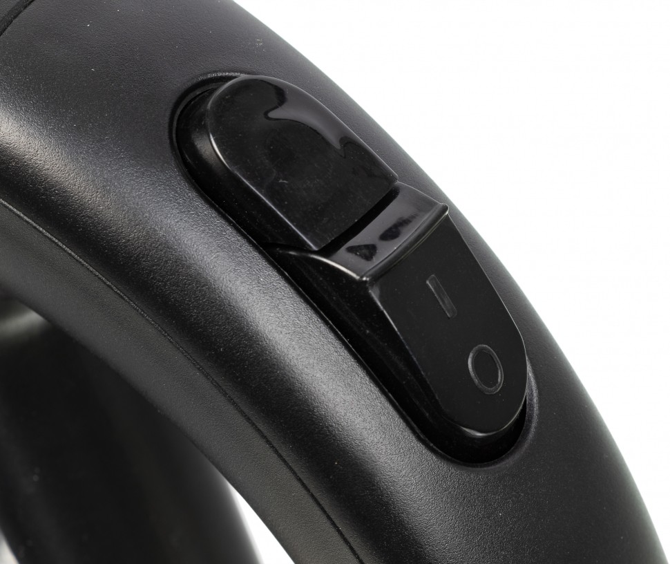 Чайник электрический Hyundai HYK-G2030 1.7л. 2200Вт черный корпус: стекло/пластик  