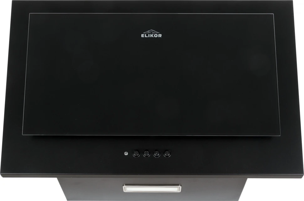 Вытяжка каминная Elikor Коралл 60П-430-К3Д черный управление: кнопочное (1 мотор)  