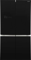 Холодильник Hitachi R-WB720VUC0 GBK 3-хкамерн. черный стекло инвертер