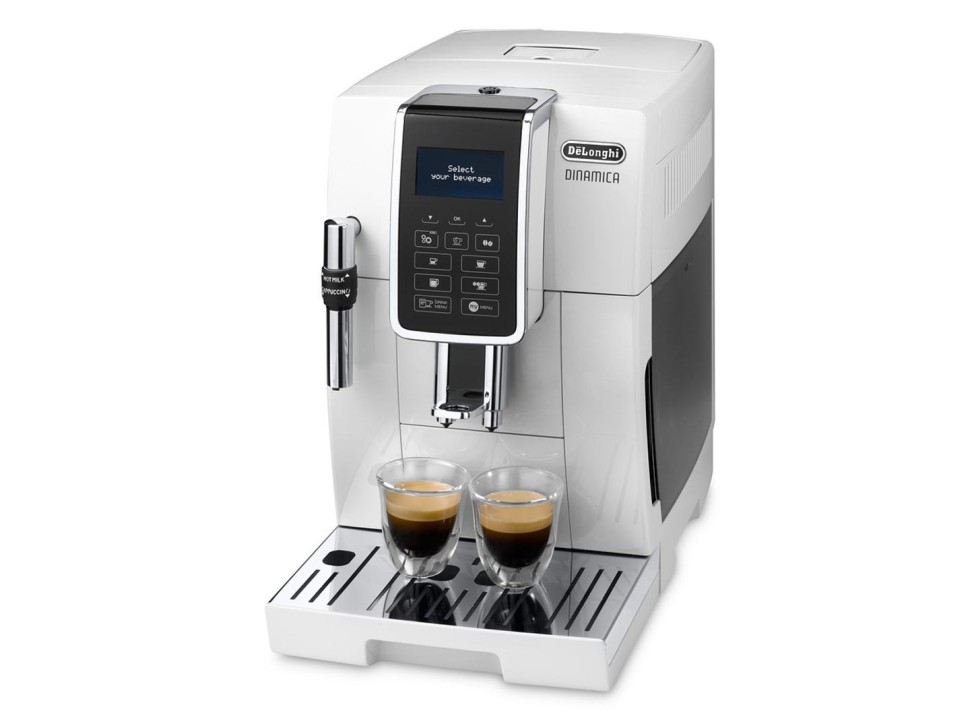 Кофемашина Delonghi Dinamica ECAM350.35.W 1450Вт белый  