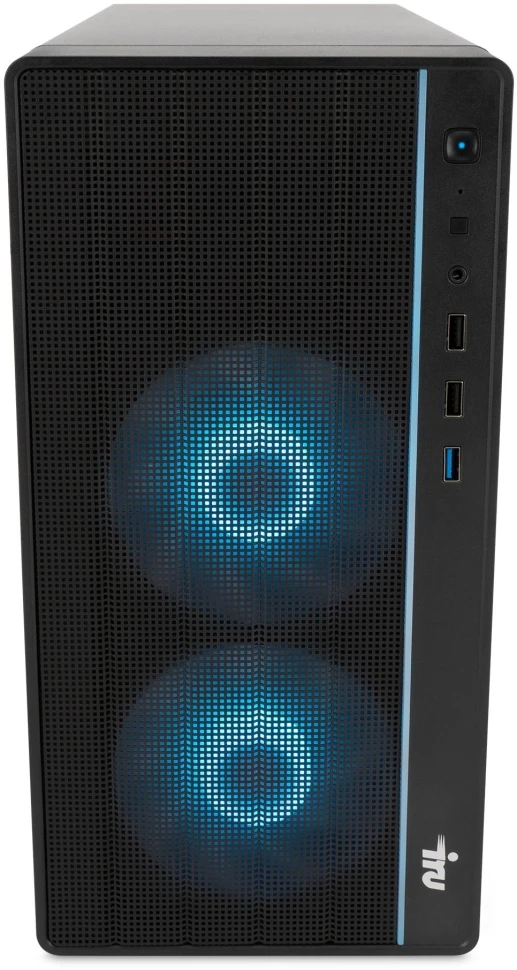 ПК IRU Tactio 310H6SEA MT i5 14400F (2.5) 32Gb SSD1Tb RTX5060 8Gb без ОС GbitEth 500W черный (RUS) (2164593)  