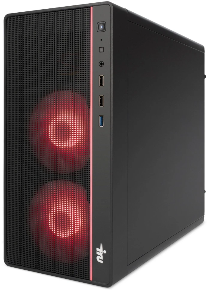 ПК IRU Tactio 310H6SEA MT i5 14400F (2.5) 32Gb SSD1Tb RTX5060 8Gb без ОС GbitEth 500W черный (RUS) (2164593)  