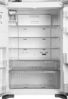 Холодильник Hitachi R-W660PUC7X GS 2-хкамерн. серебристый глянц. инвертер