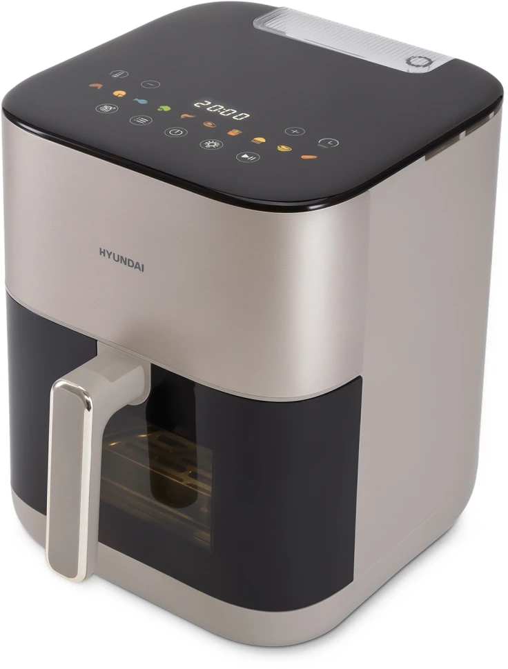 Аэрогриль Hyundai HYF-4009 1800Вт шампань/черный  