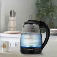 Чайник электрический Vitek VT-1122 1.7л. 2200Вт прозрачный корпус: стекло/пластик