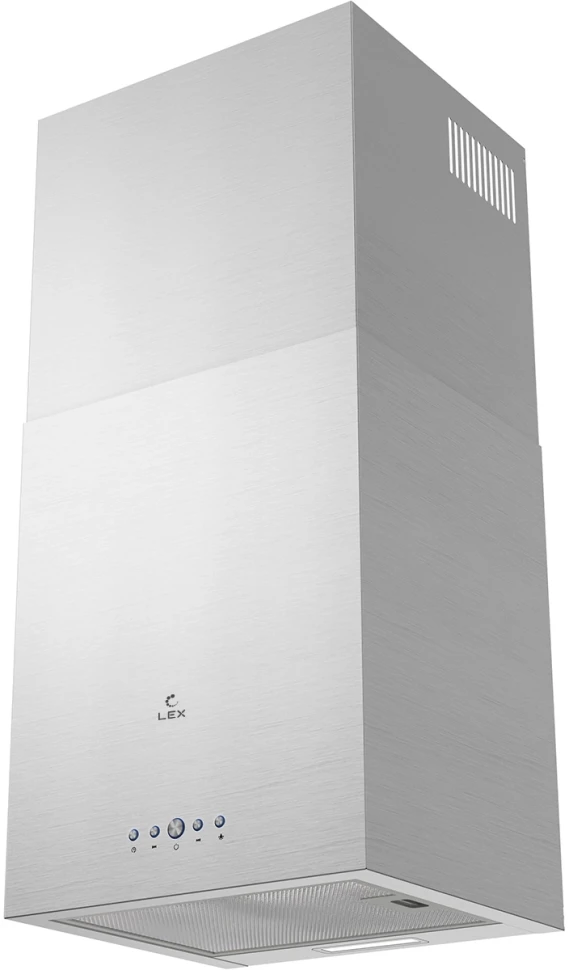 Вытяжка каминная Lex Mono 400 нержавеющая сталь управление: кнопочное (1 мотор)  
