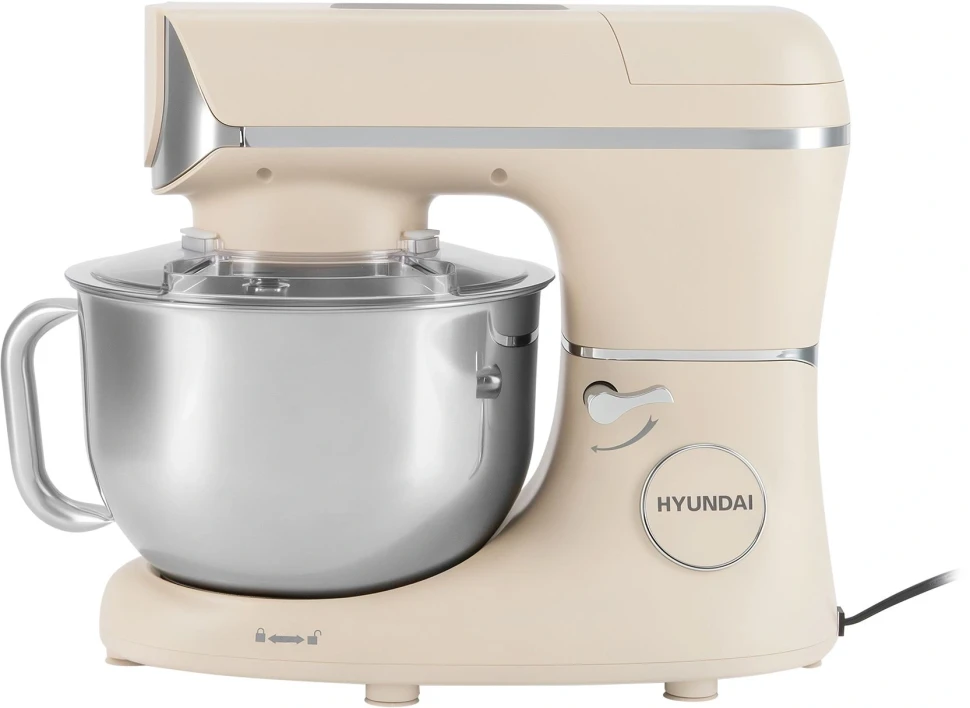 Кухонная машина Hyundai HYM-S9681 планетар.вращ. 1500Вт бежевый