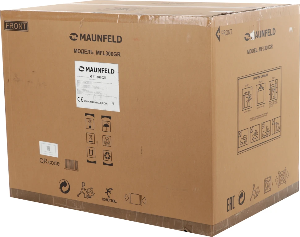 Морозильный ларь Maunfeld MFL300GR серый  