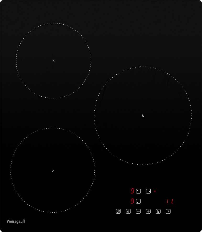Индукционная варочная поверхность Weissgauff HI 430 BA черный  