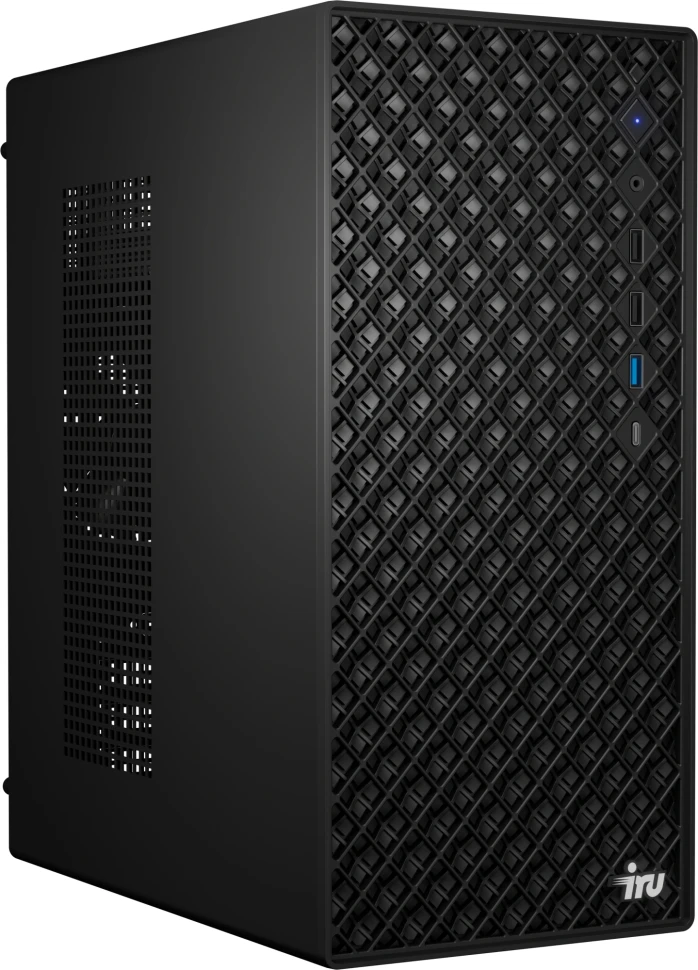 ПК IRU Tactio 520B6SB MT Ryzen 5 8600G (4.3) 32Gb SSD512Gb RGr Windows 11 Pro 2.5xGbitEth 450W черный (RUS) (2131216)  