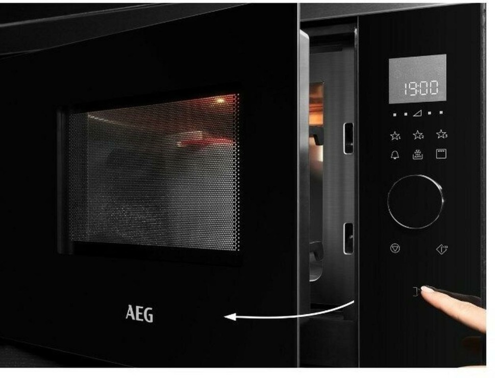 Встраиваемая микроволновая печь AEG MSB2057D-B