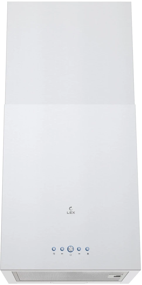Вытяжка каминная Lex Mono 400 белый управление: кнопочное (1 мотор)  