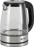 Чайник электрический Vitek VT-8828 1.7л. 2200Вт серебристый корпус: стекло/металл  