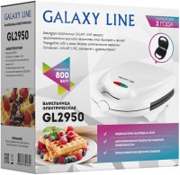 Вафельница Galaxy Line GL 2950 800Вт белый